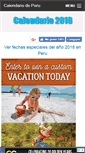 Mobile Screenshot of calendarioperu.com